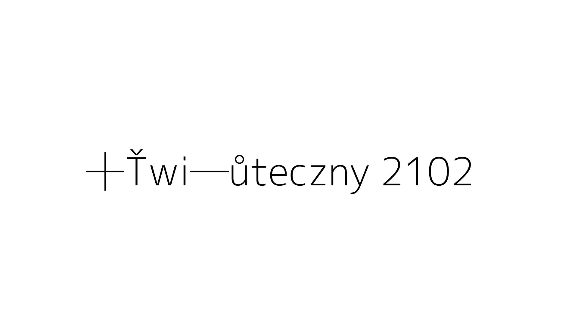 ┼Ťwi─ůteczny 2102